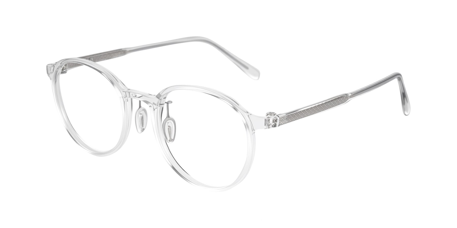 Angle of Durrell in Clear with Clear Eyeglass Lenses