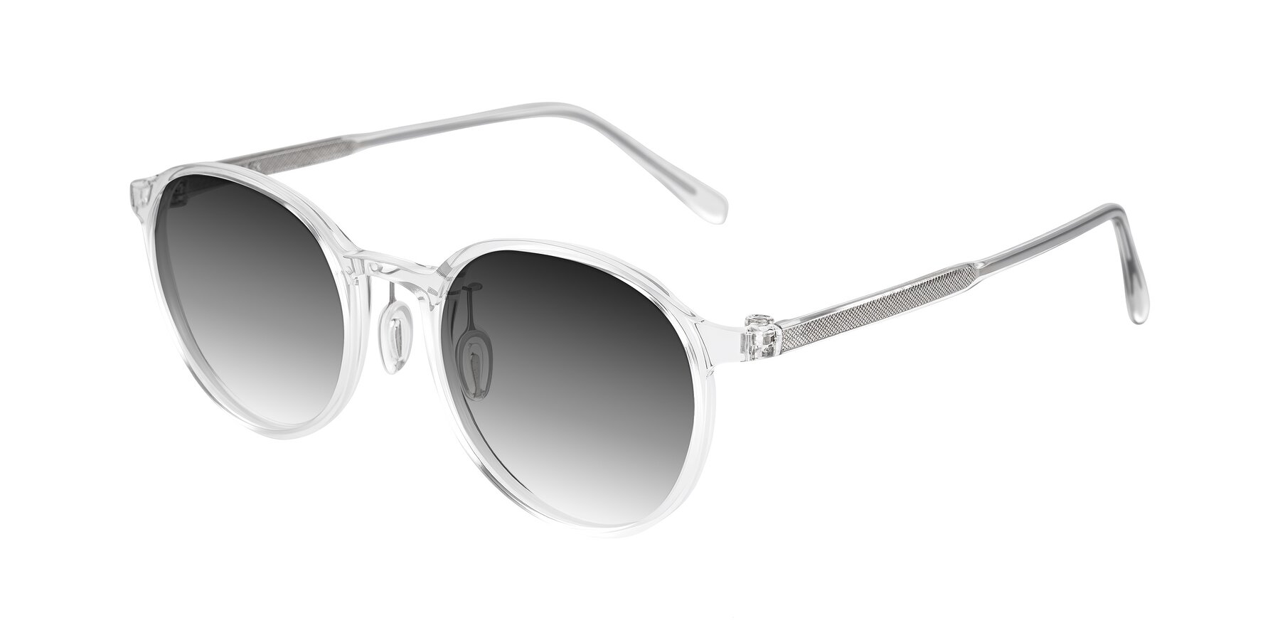 Angle of Durrell in Clear with Gray Gradient Lenses