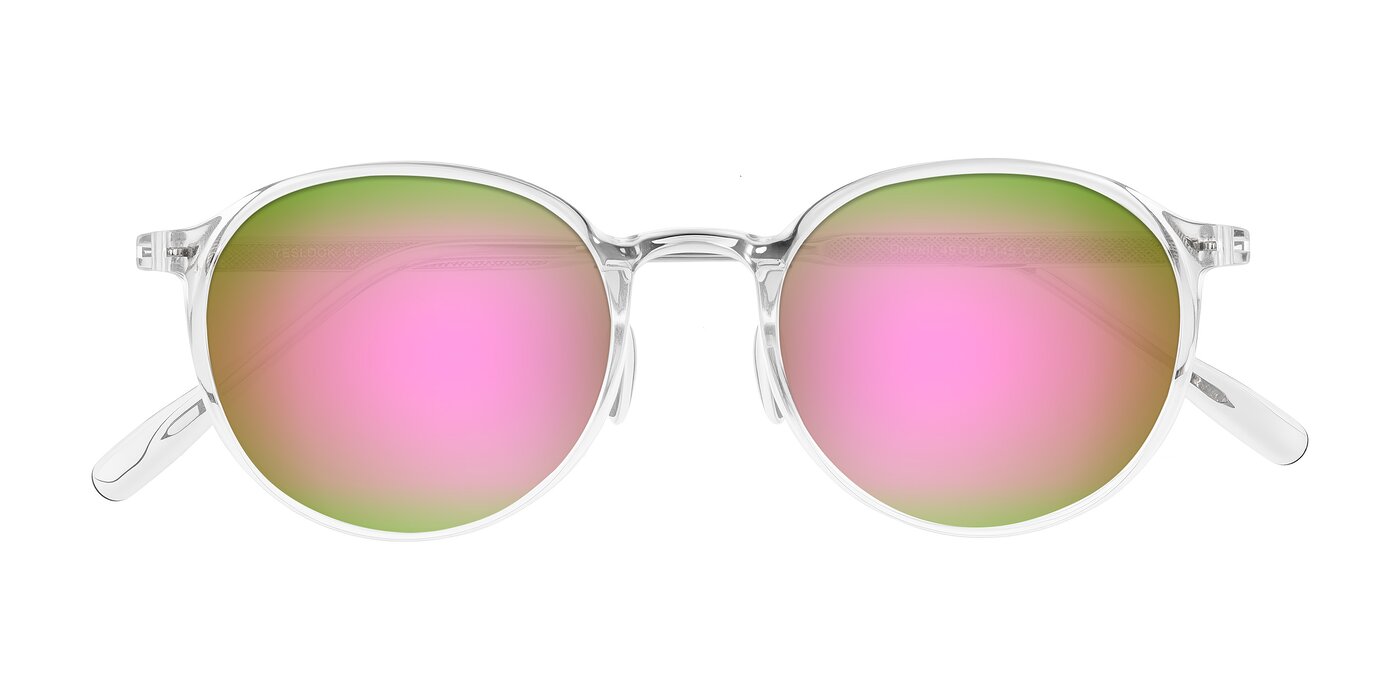 Durrell - Clear Flash Mirrored Sunglasses