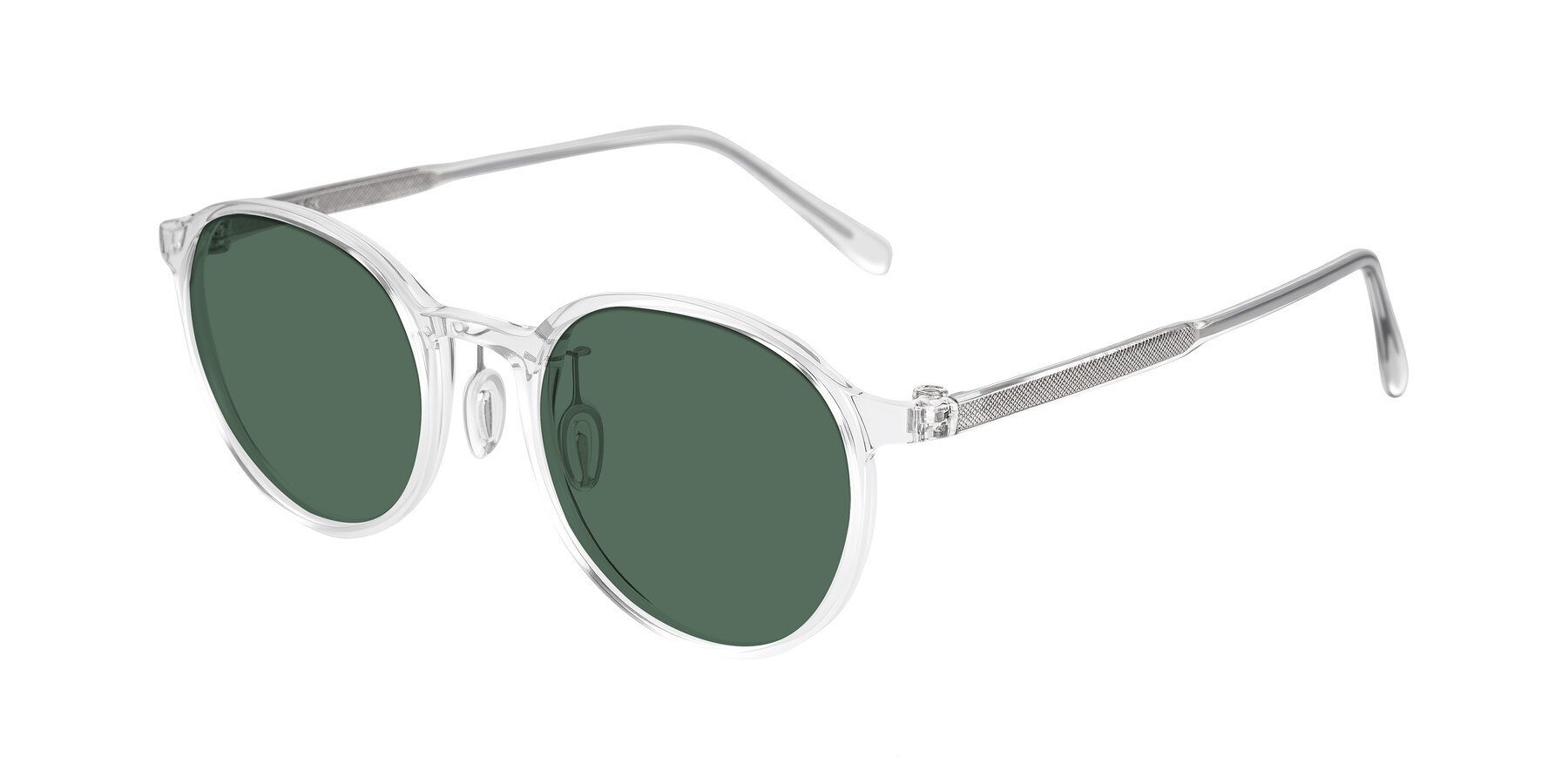 Angle of Durrell in Clear with Green Polarized Lenses