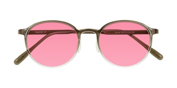 Front of Durrell in Brown/Clear