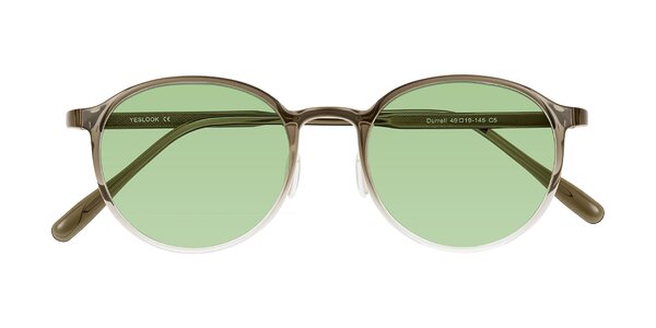 Front of Durrell in Brown/Clear