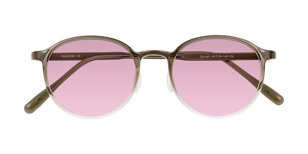 Front of Durrell in Brown/Clear