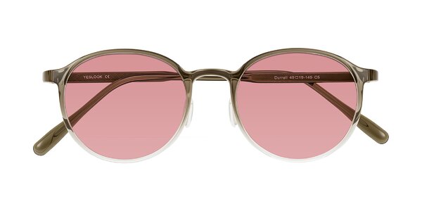 Front of Durrell in Brown/Clear