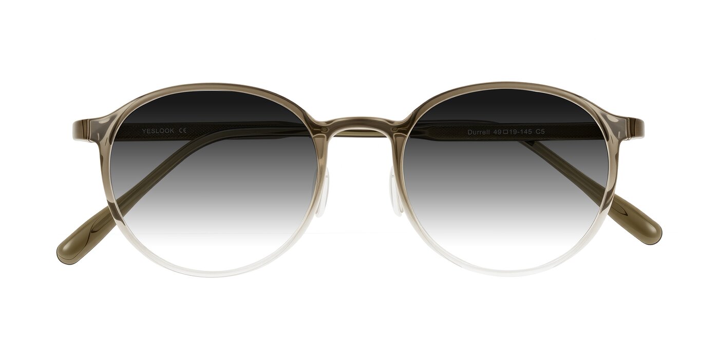 Durrell - Brown/Clear Gradient Sunglasses