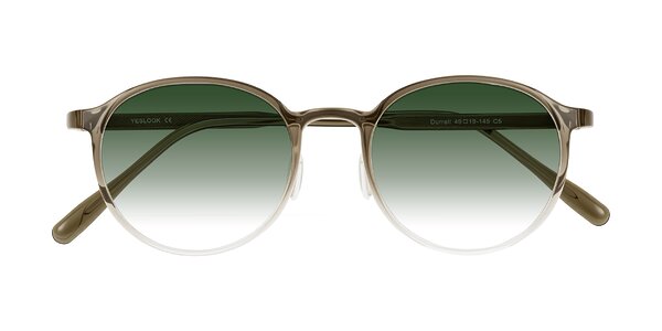 Front of Durrell in Brown/Clear