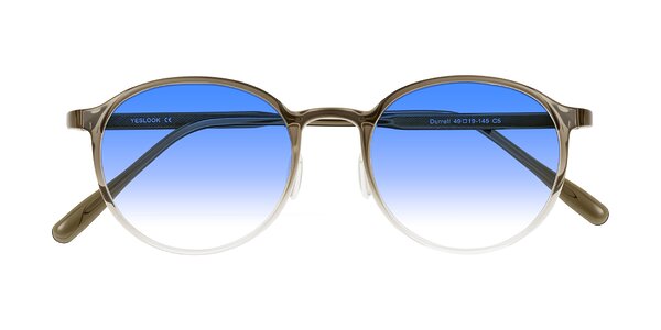 Front of Durrell in Brown/Clear