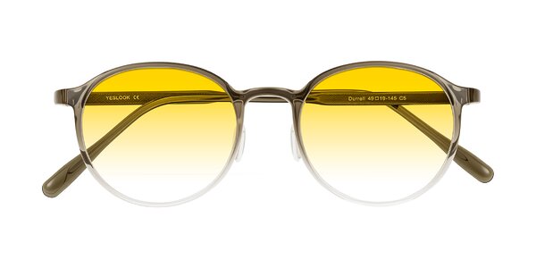 Front of Durrell in Brown/Clear