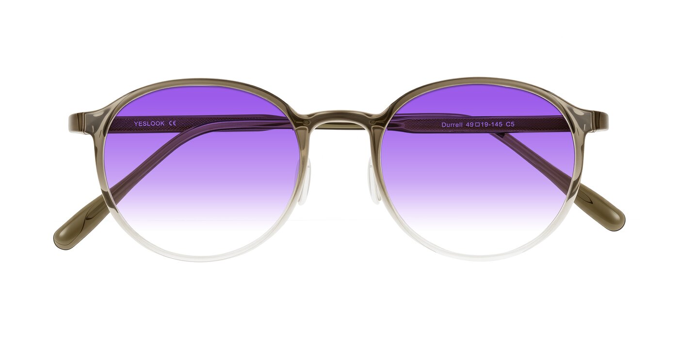 Durrell - Brown/Clear Gradient Sunglasses
