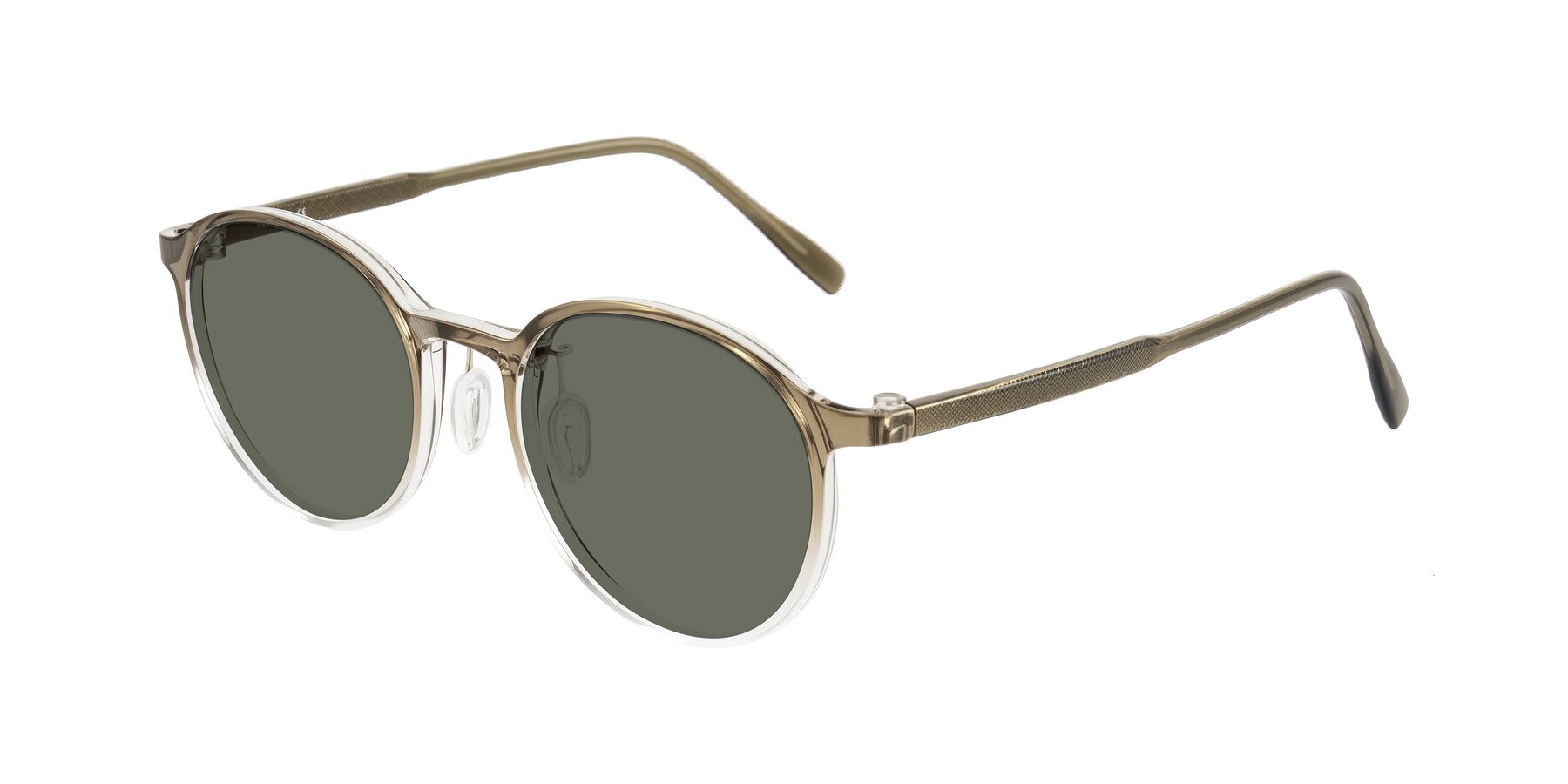 Angle of Durrell in Brown/Clear with Gray Polarized Lenses