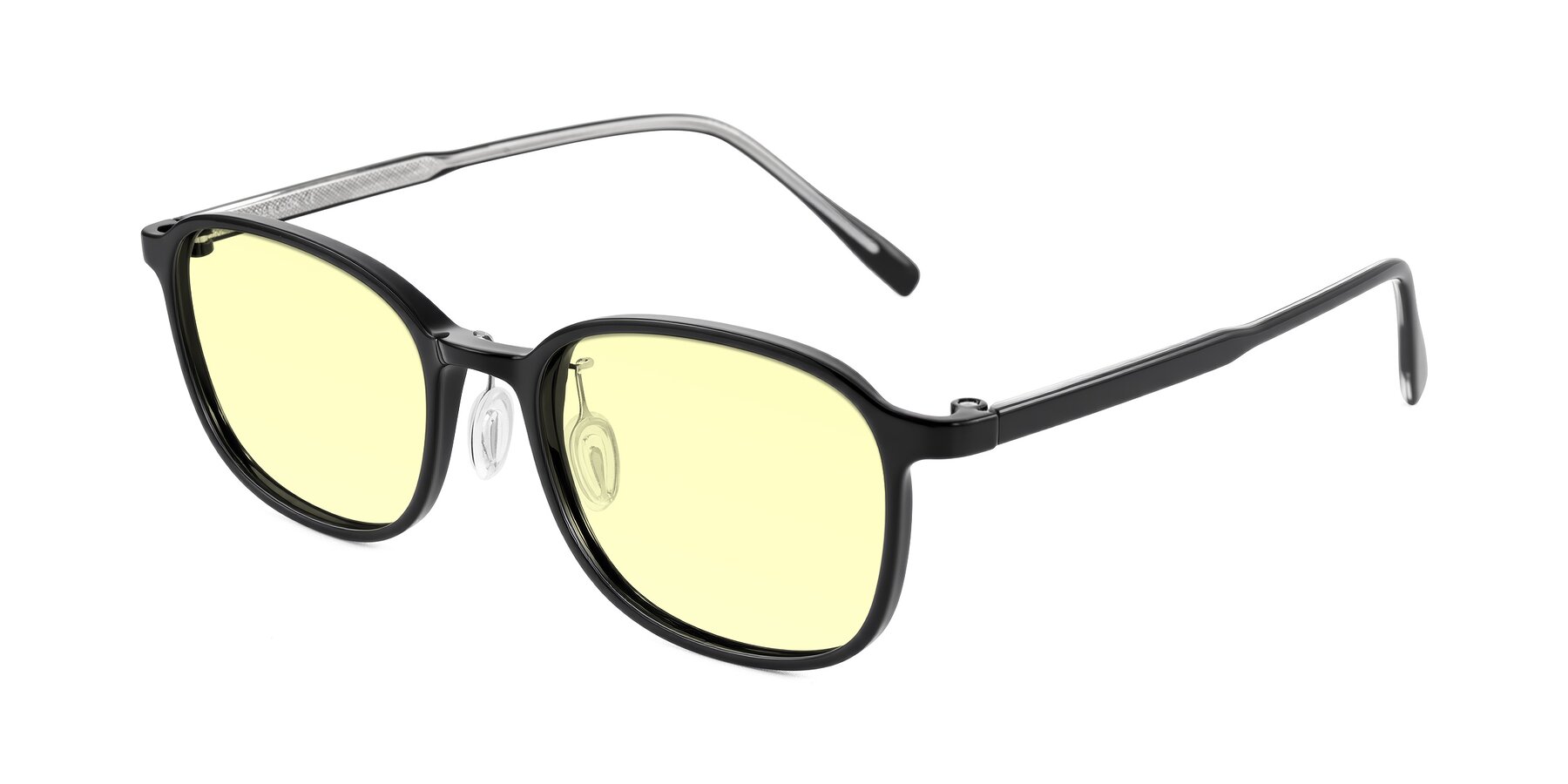 Angle of Sogge in Black with Light Yellow Tinted Lenses
