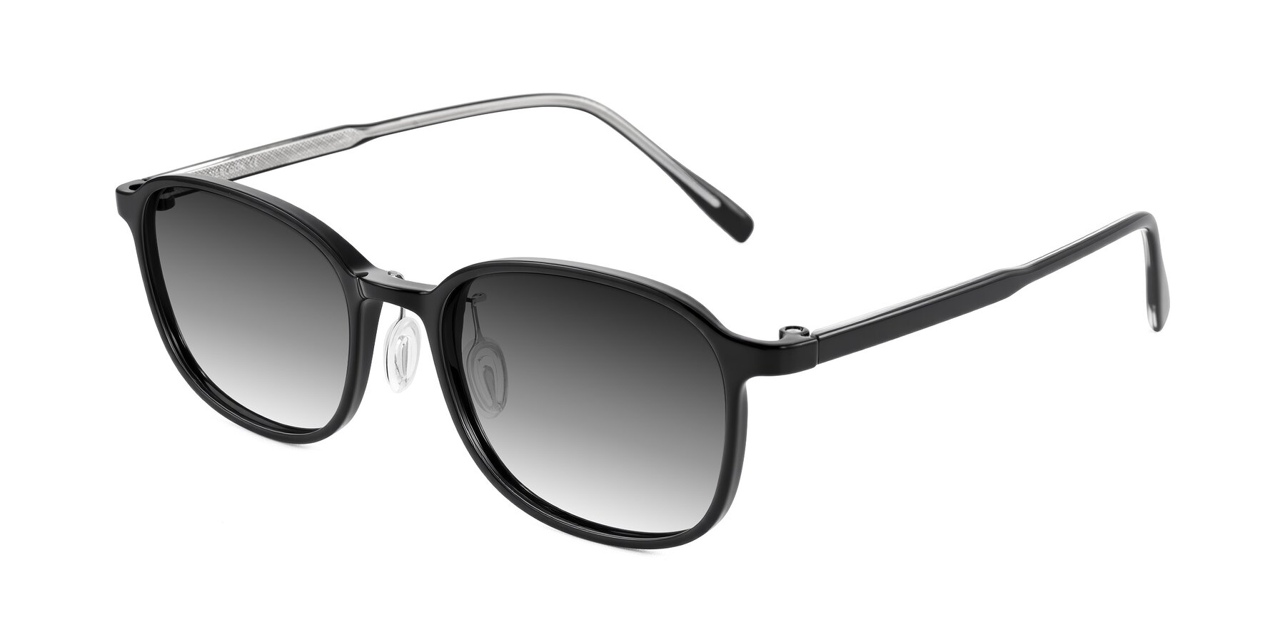Angle of Sogge in Black with Gray Gradient Lenses