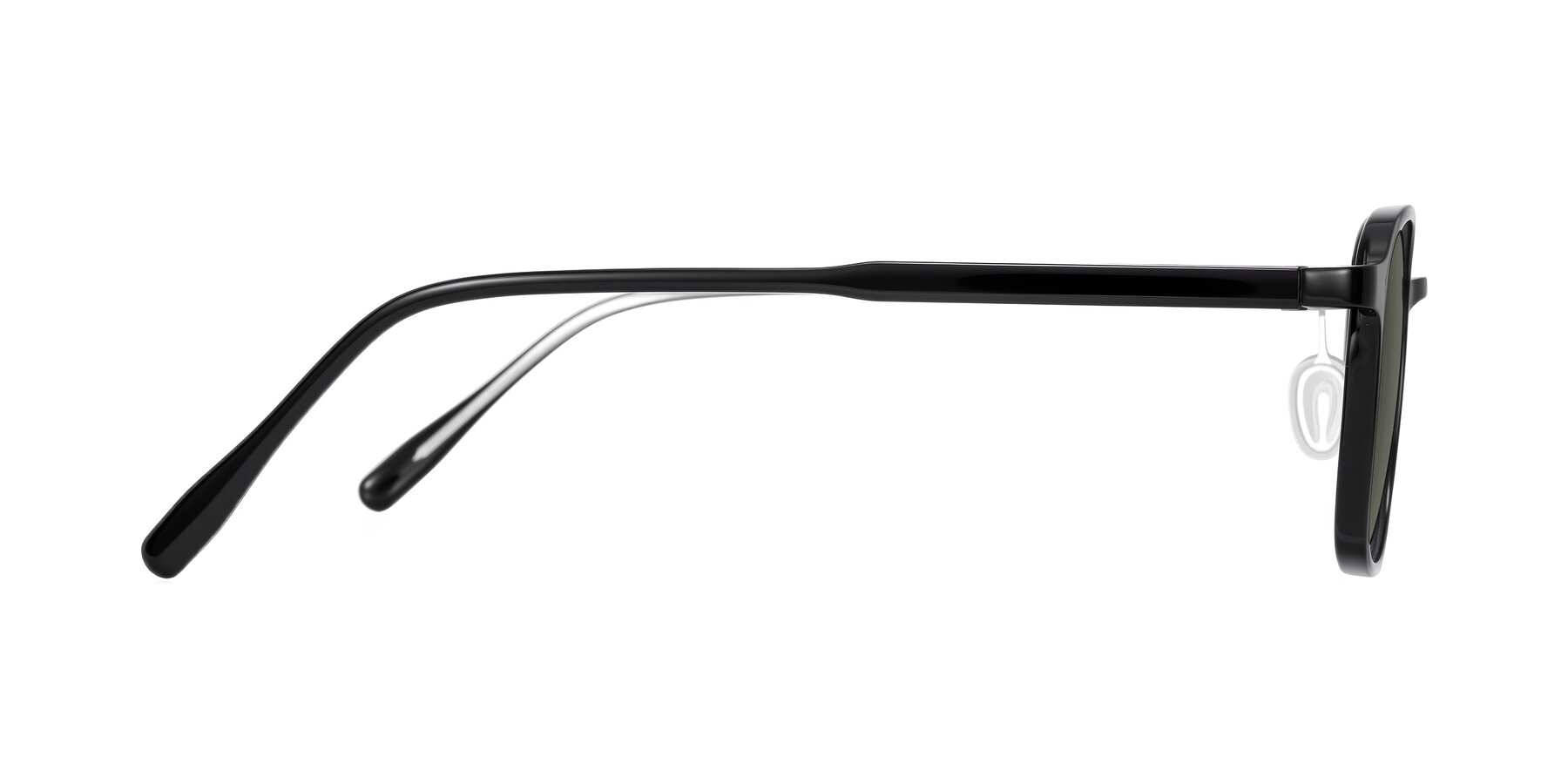 Side of Sogge in Black with Gray Polarized Lenses