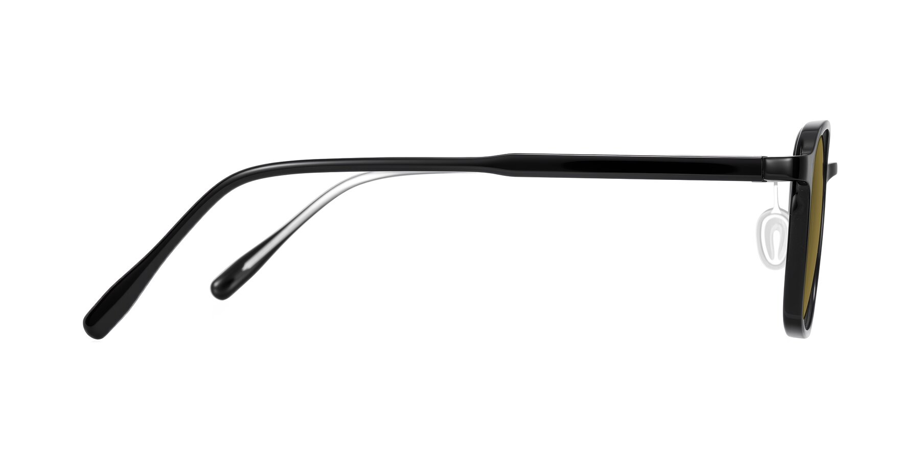 Side of Sogge in Black with Brown Polarized Lenses
