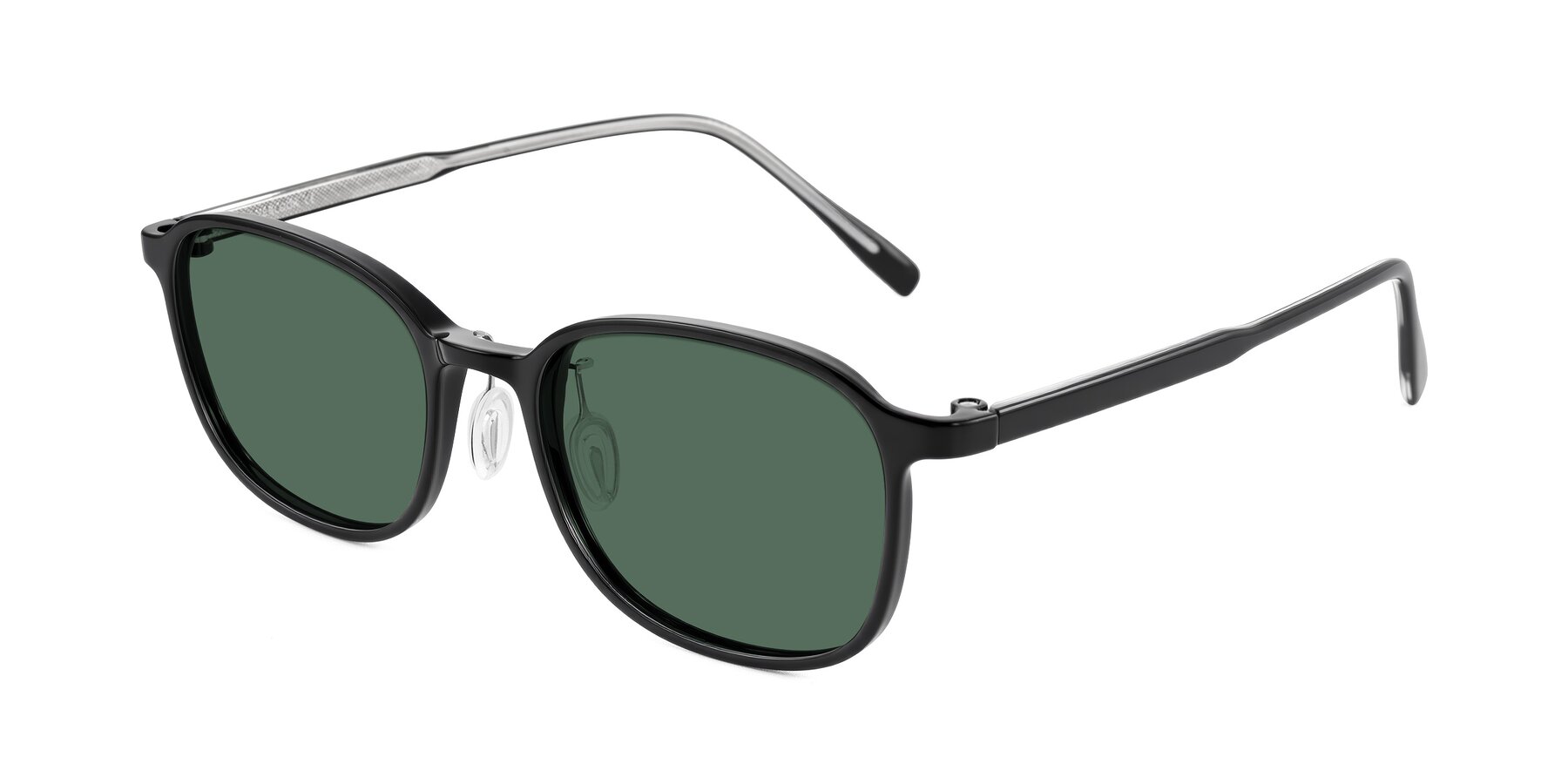 Angle of Sogge in Black with Green Polarized Lenses