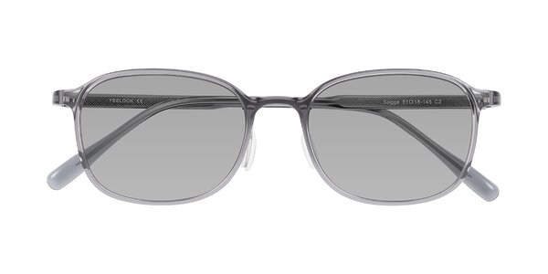 Front of Sogge in Transparent Grayish Blue