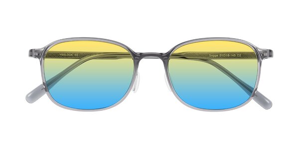 Front of Sogge in Transparent Grayish Blue