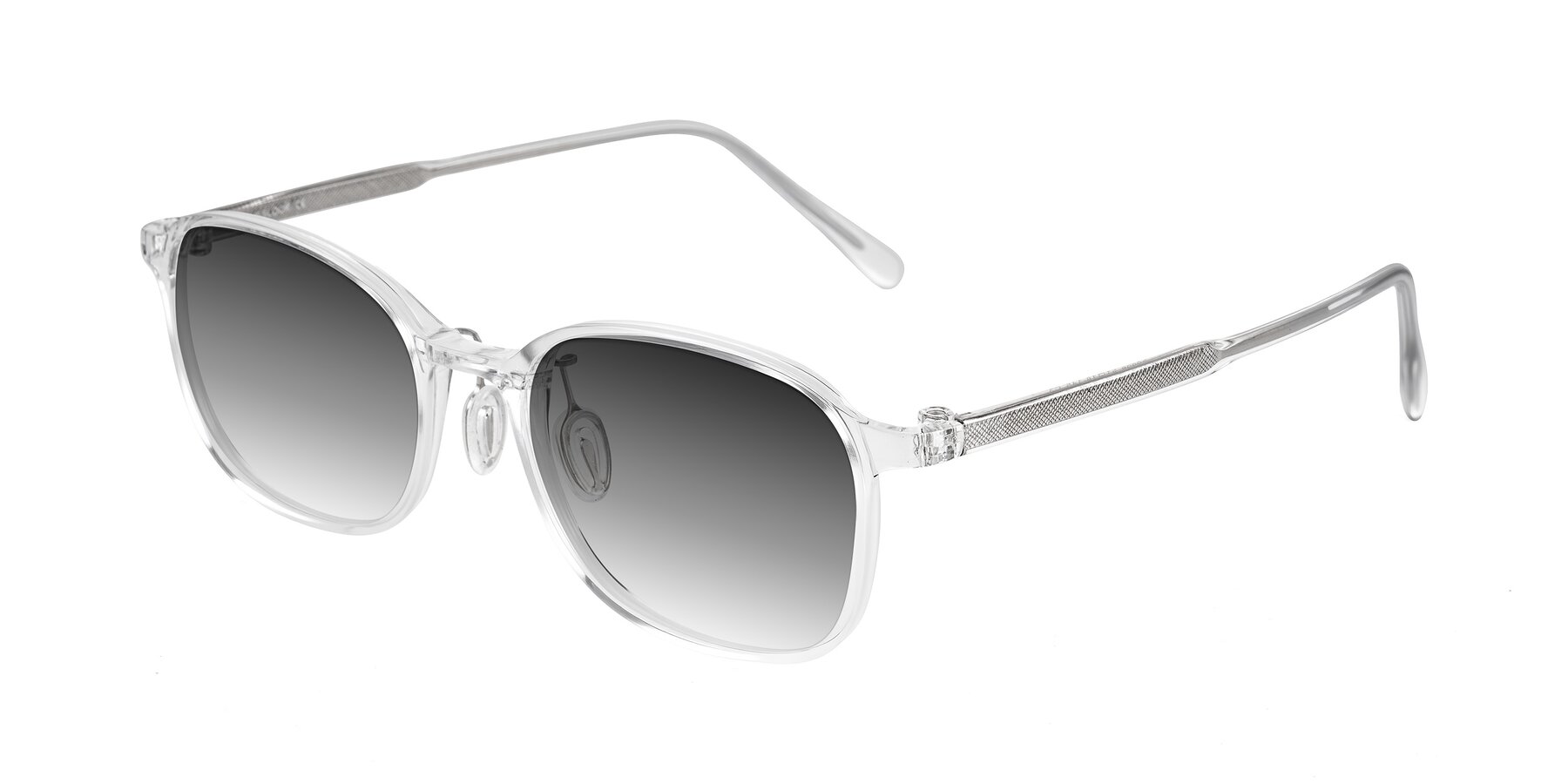 Angle of Sogge in Clear with Gray Gradient Lenses