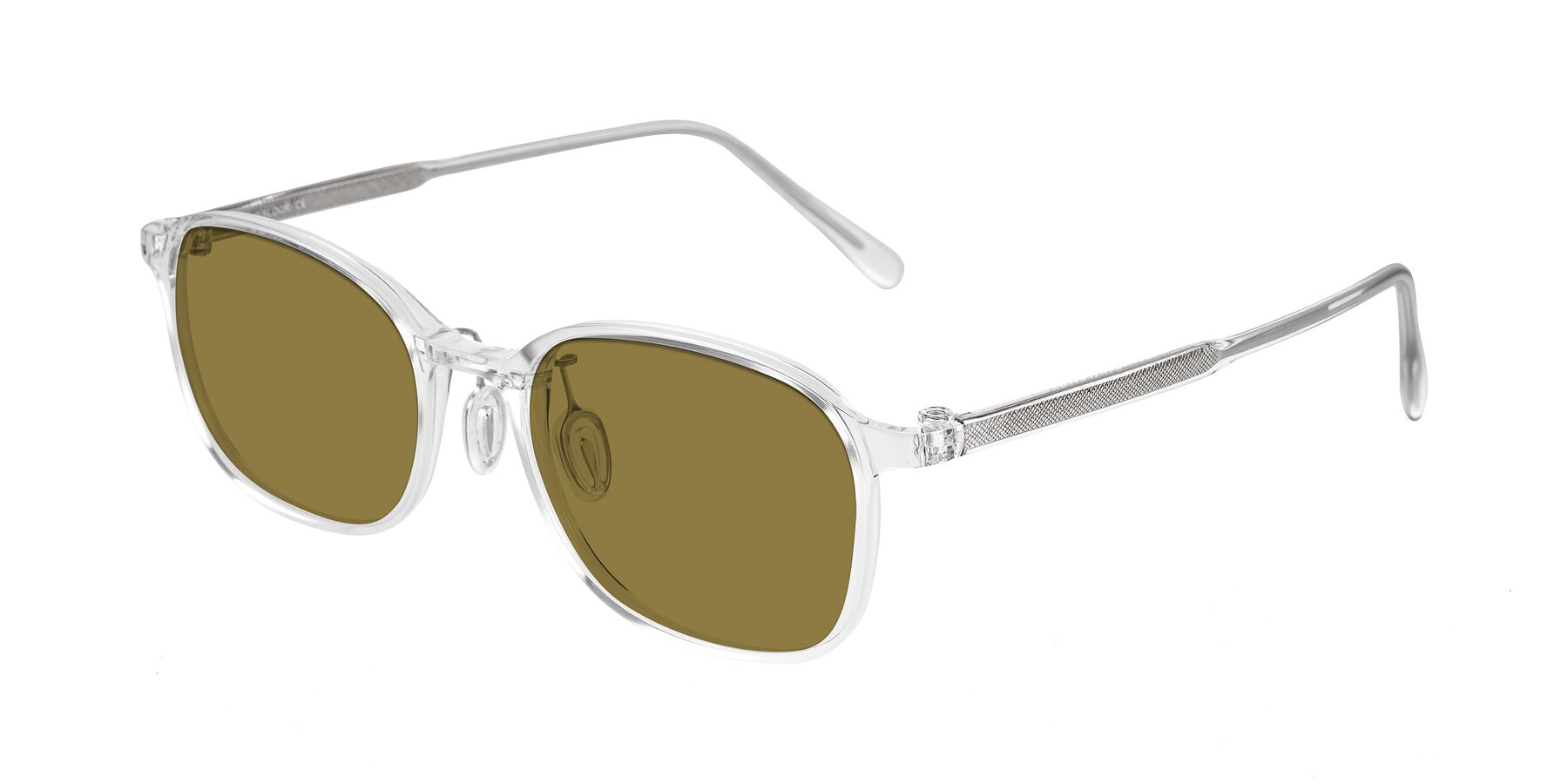 Angle of Sogge in Clear with Brown Polarized Lenses