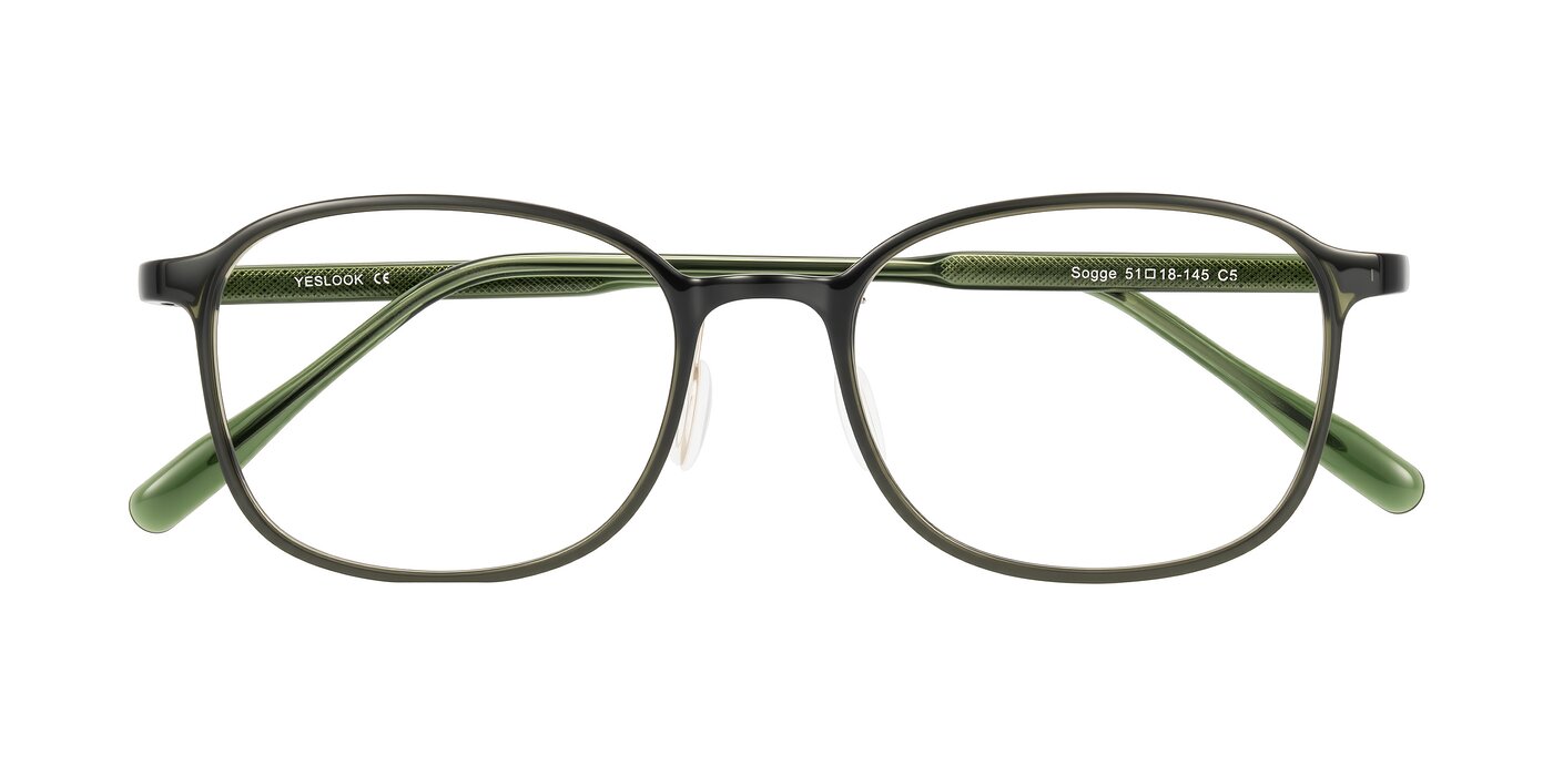Sogge - Dark Green Eyeglasses