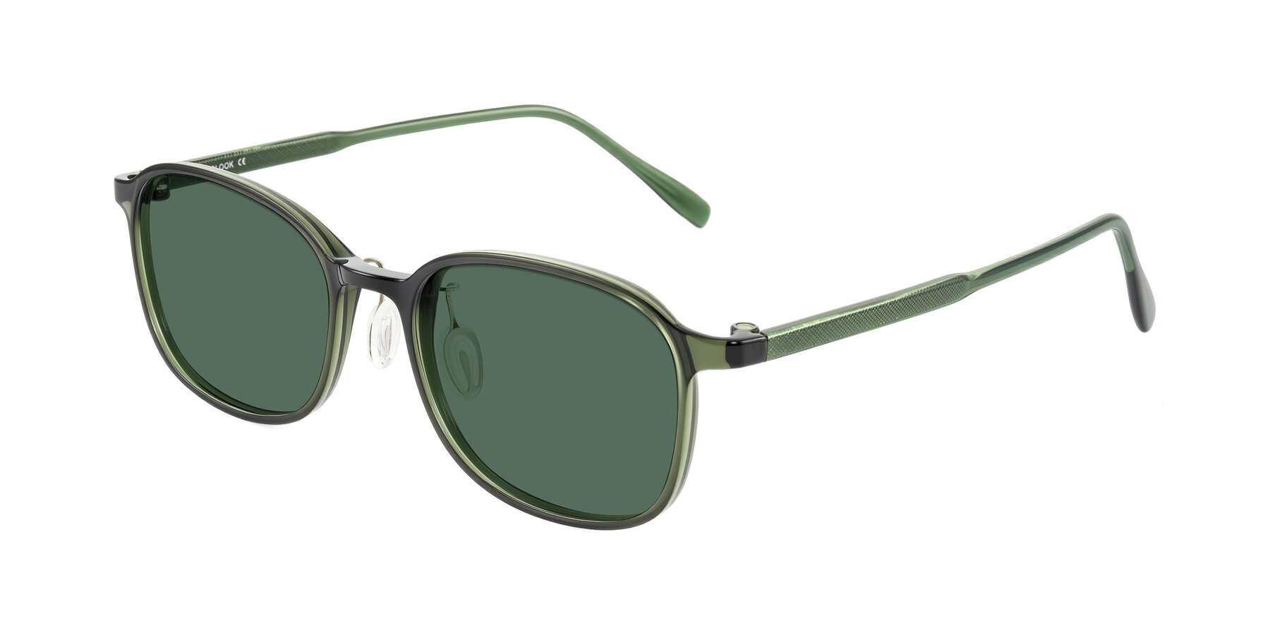 Angle of Sogge in Dark Green with Green Polarized Lenses