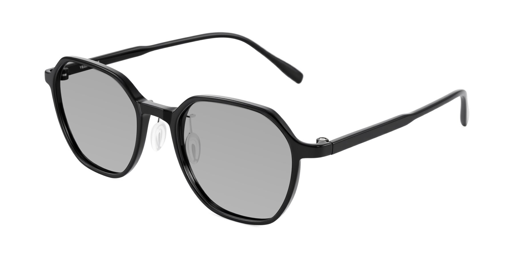 Angle of Alston in Black with Light Gray Tinted Lenses