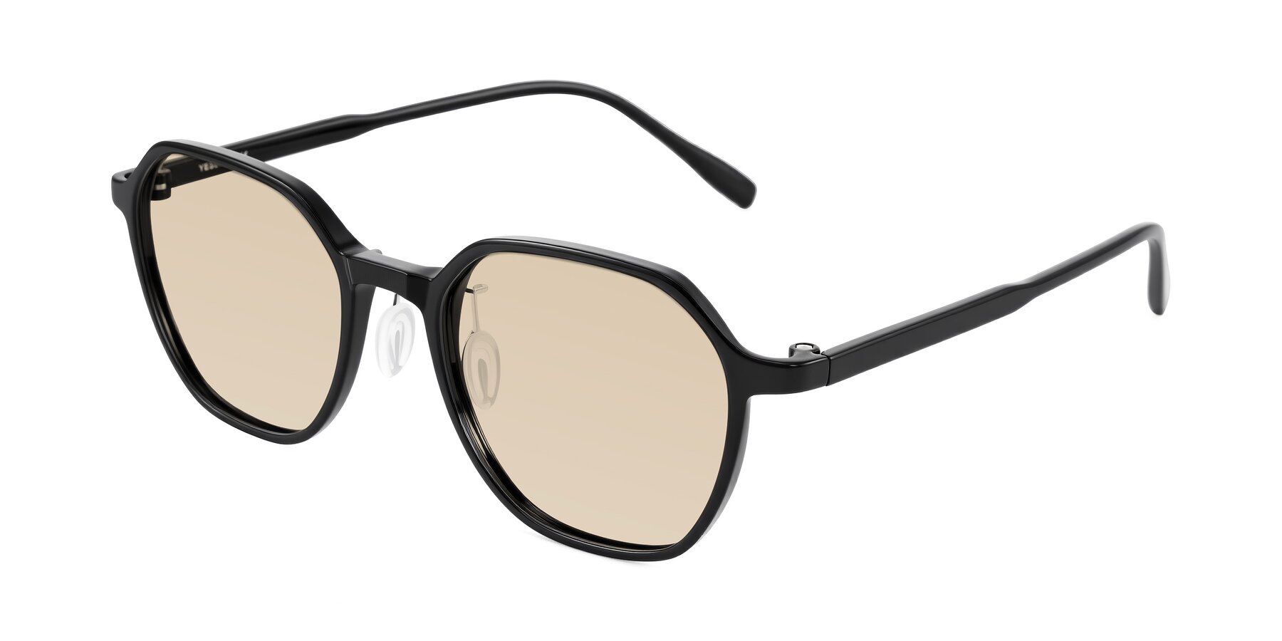 Angle of Alston in Black with Light Brown Tinted Lenses