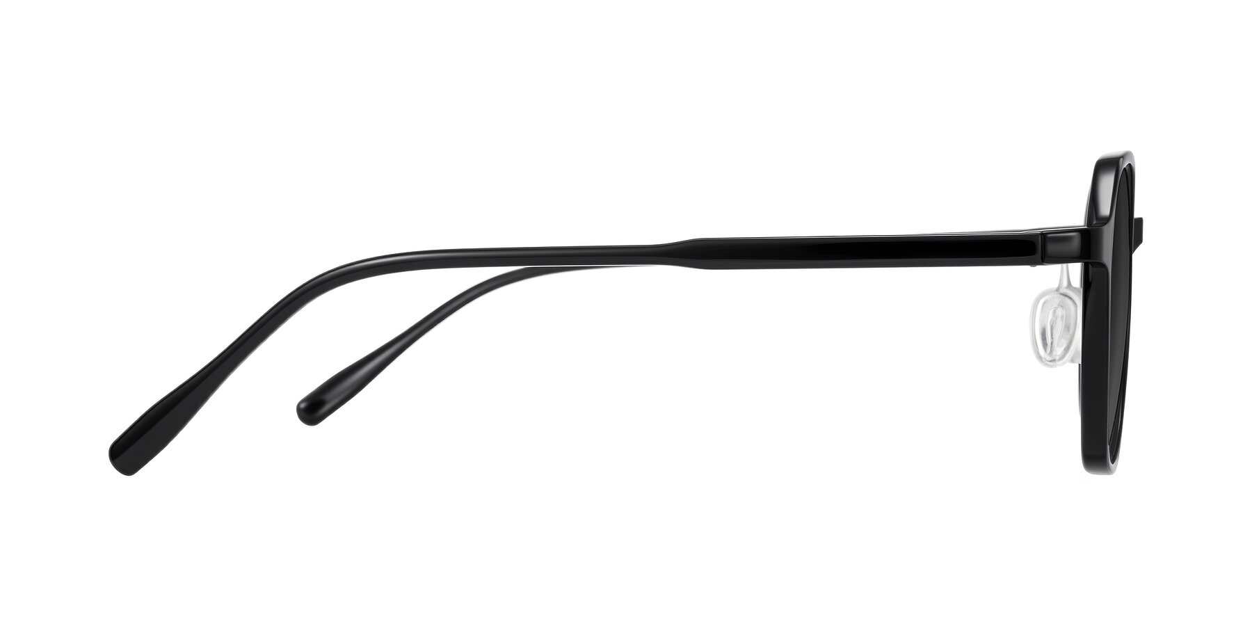 Side of Alston in Black with Gray Tinted Lenses