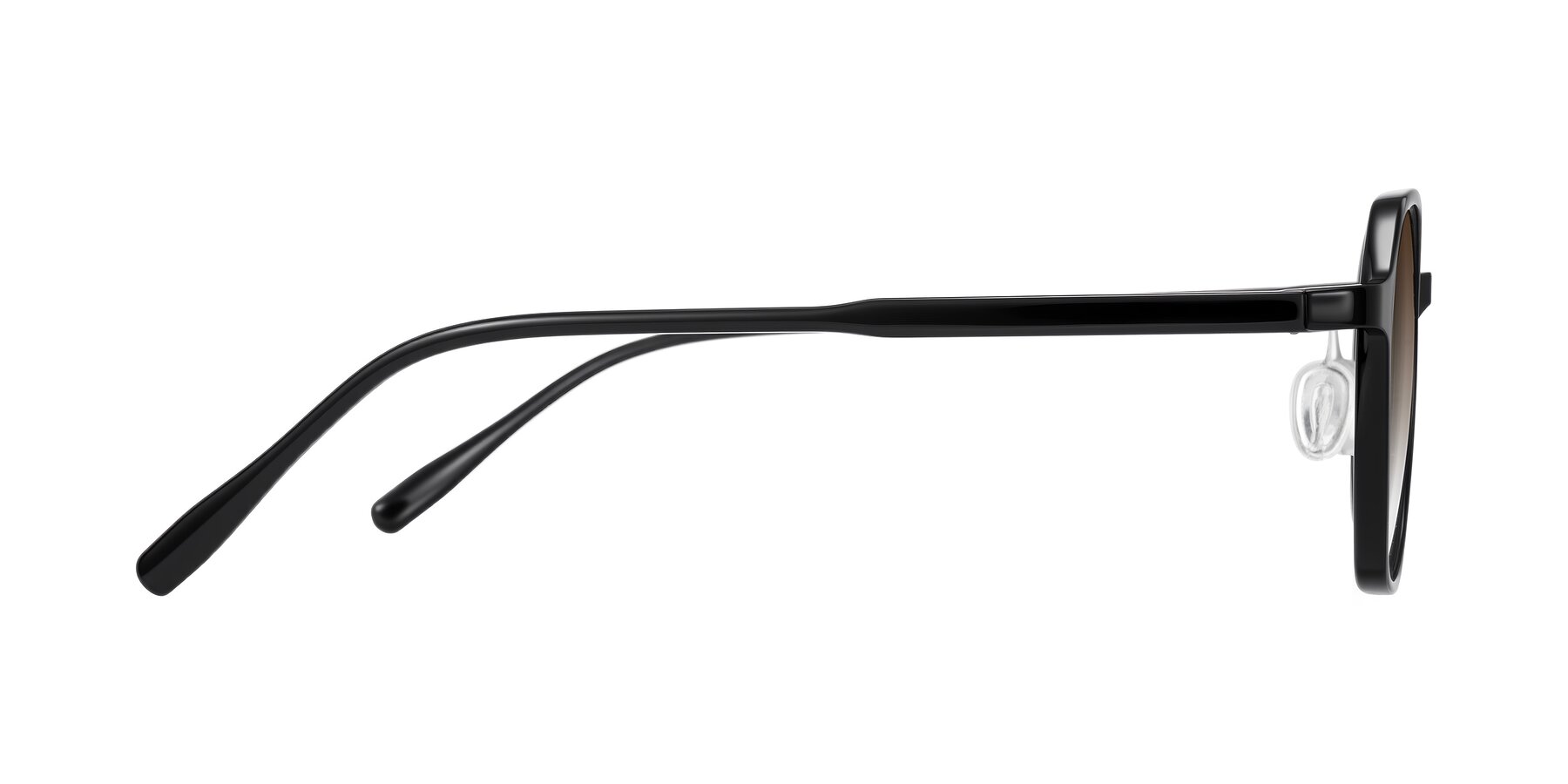 Side of Alston in Black with Brown Gradient Lenses
