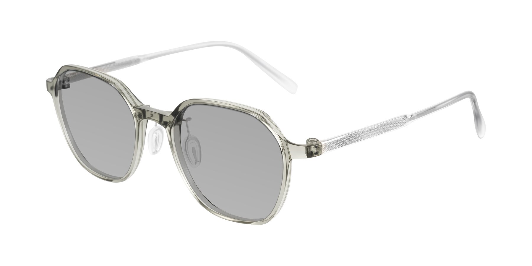 Angle of Alston in Light Green with Light Gray Tinted Lenses