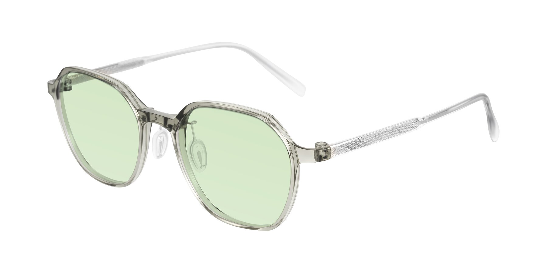 Angle of Alston in Light Green with Light Green Tinted Lenses