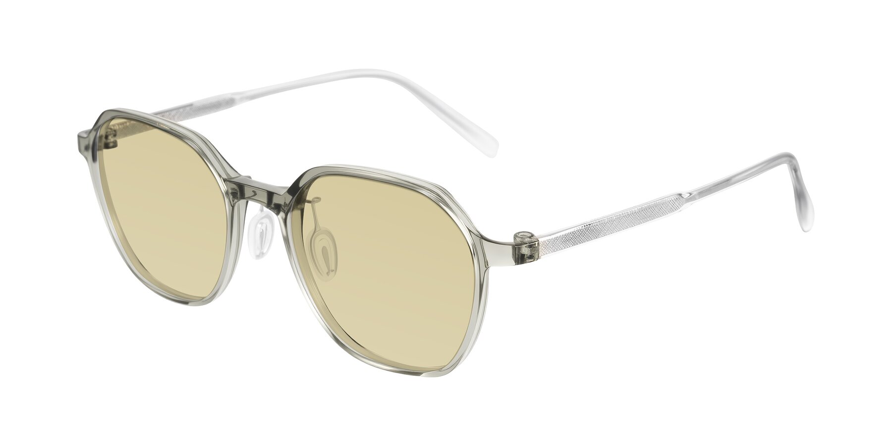 Angle of Alston in Light Green with Light Champagne Tinted Lenses
