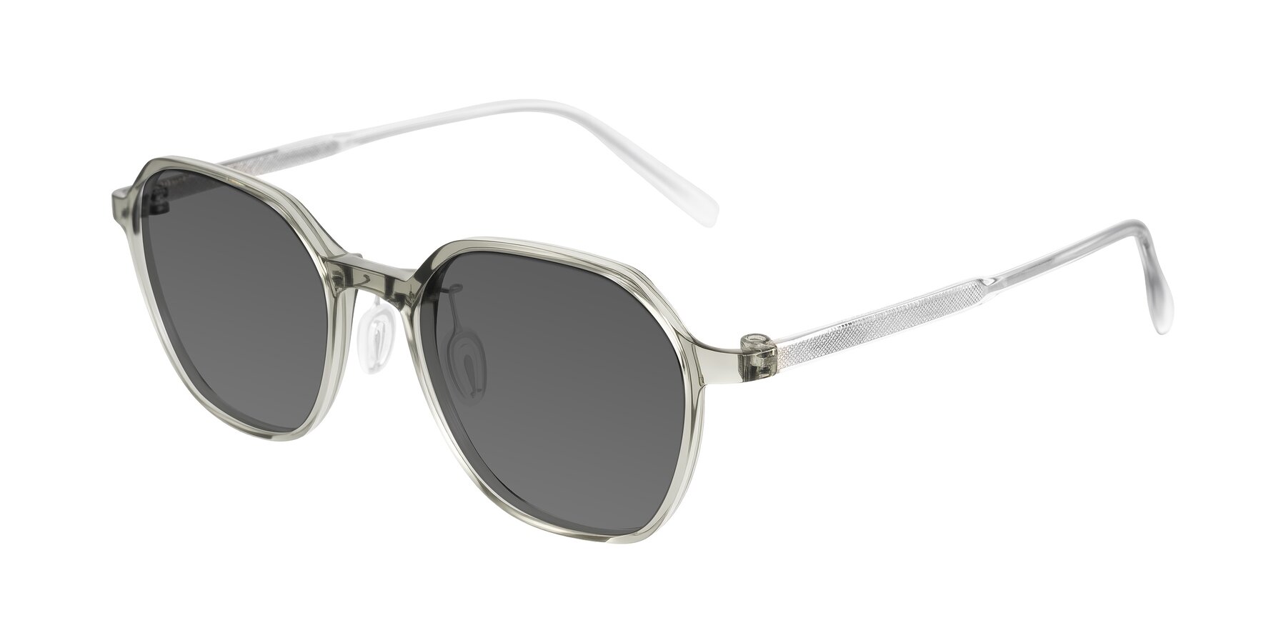 Angle of Alston in Light Green with Medium Gray Tinted Lenses