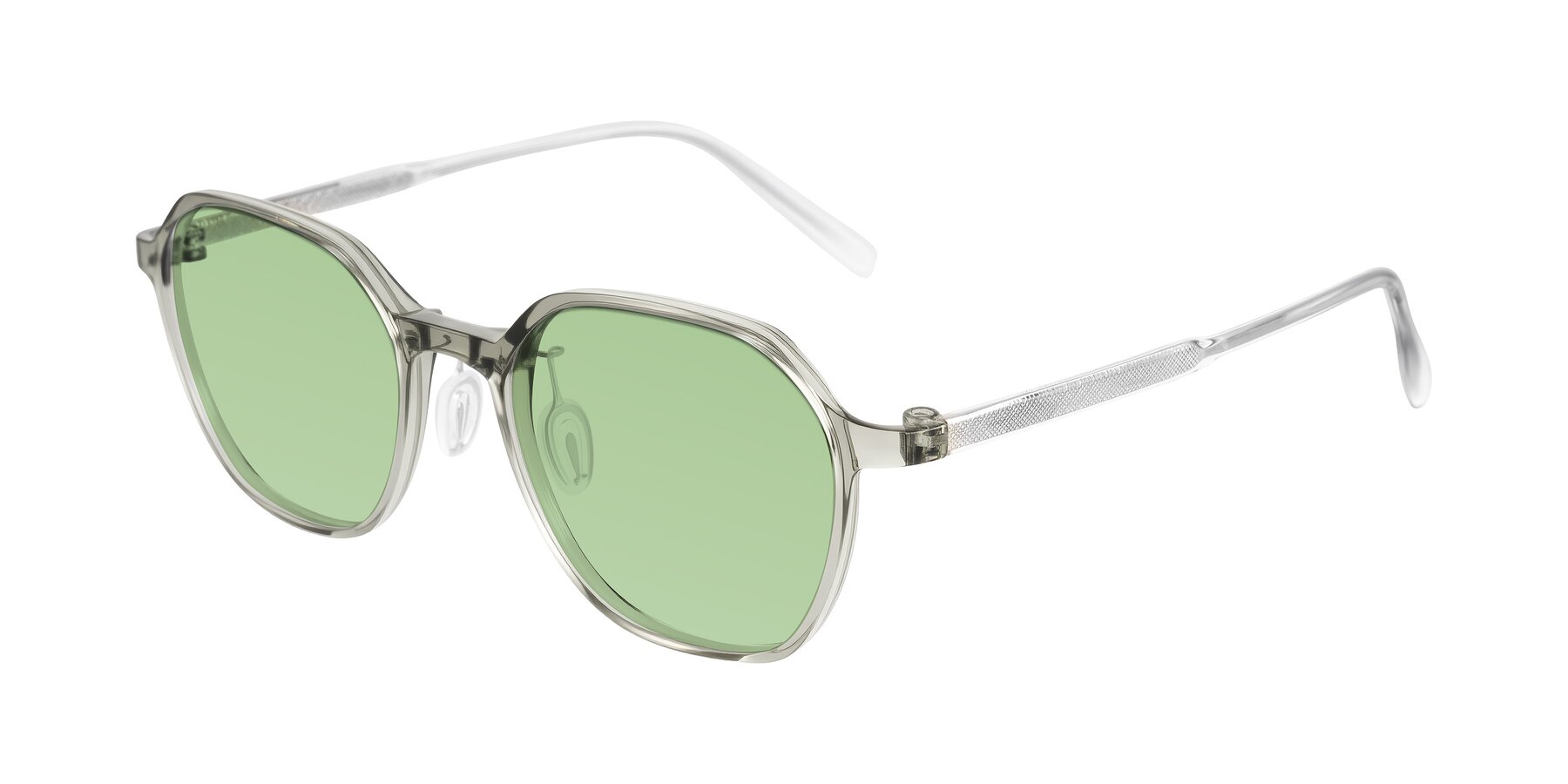 Angle of Alston in Light Green with Medium Green Tinted Lenses