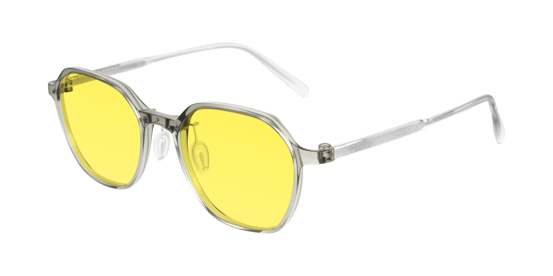 Angle of Alston in Light Green with Medium Yellow Tinted Lenses