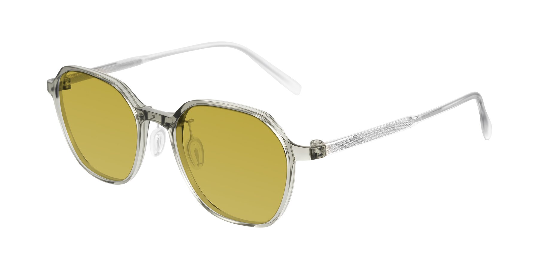 Angle of Alston in Light Green with Champagne Tinted Lenses