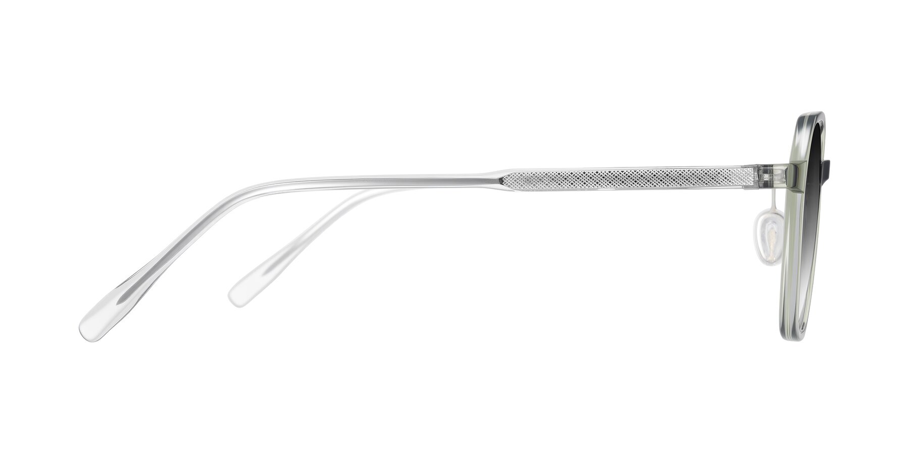 Side of Alston in Light Green with Gray Gradient Lenses