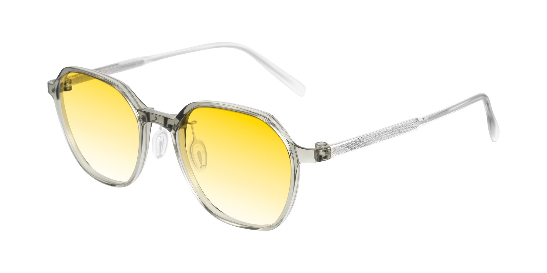 Angle of Alston in Light Green with Yellow Gradient Lenses