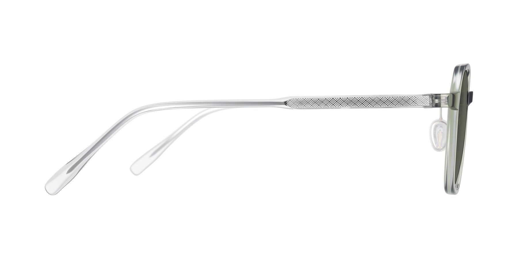 Side of Alston in Light Green with Gray Polarized Lenses