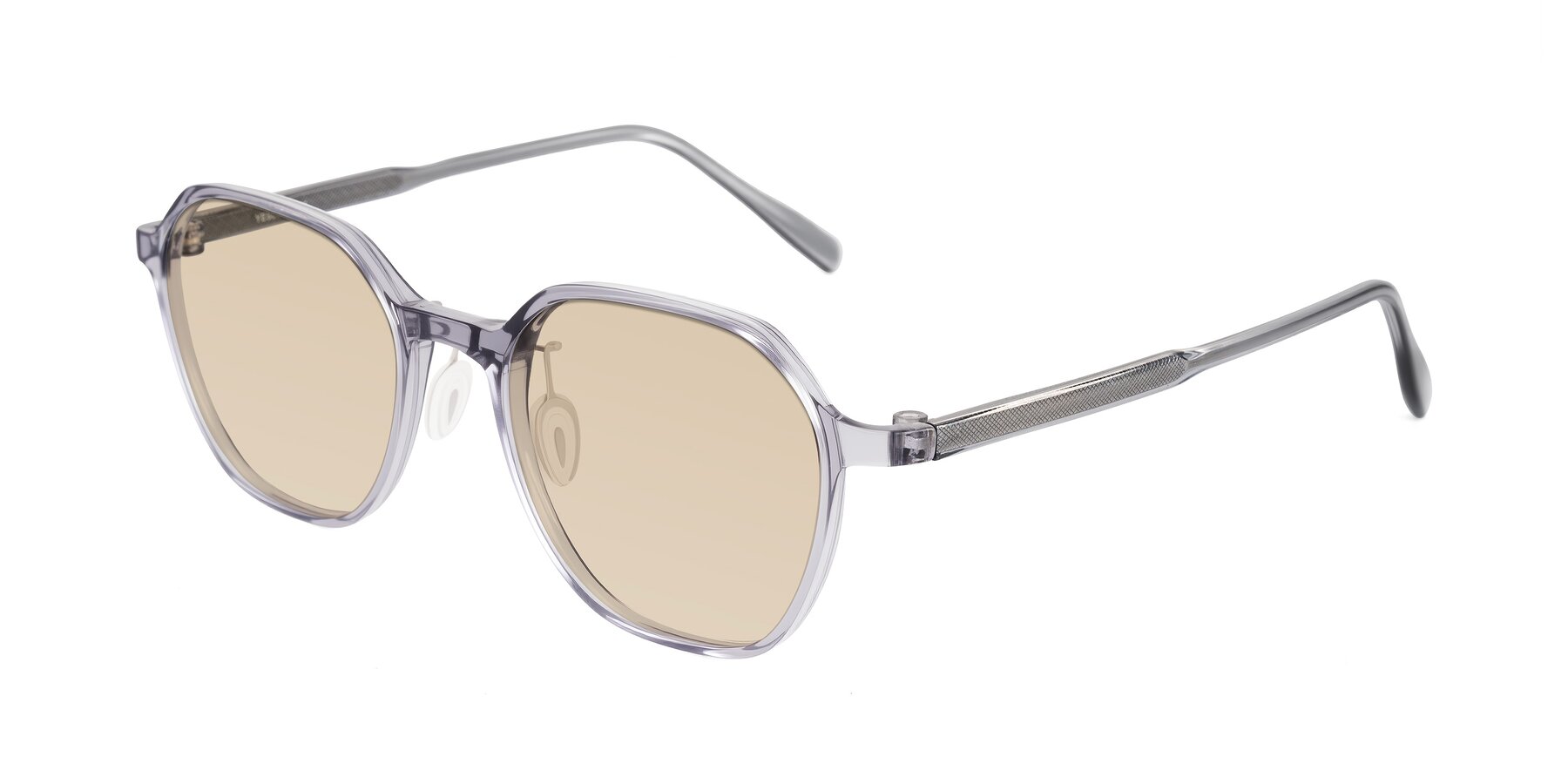 Angle of Alston in Light Purple with Light Brown Tinted Lenses