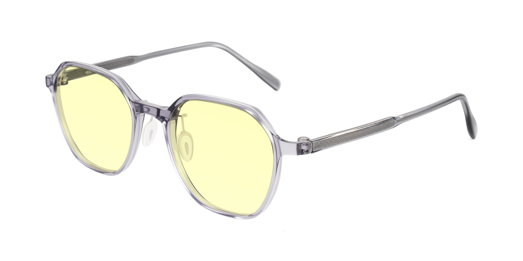 Angle of Alston in Light Purple with Light Yellow Tinted Lenses