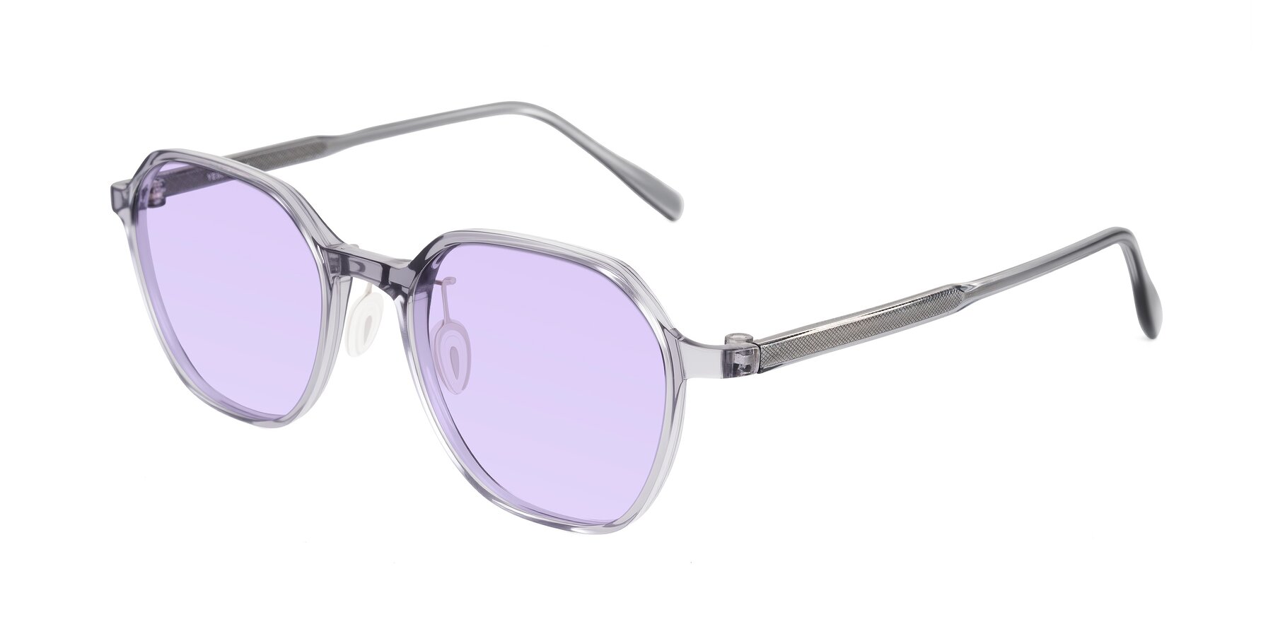 Angle of Alston in Light Purple with Light Purple Tinted Lenses