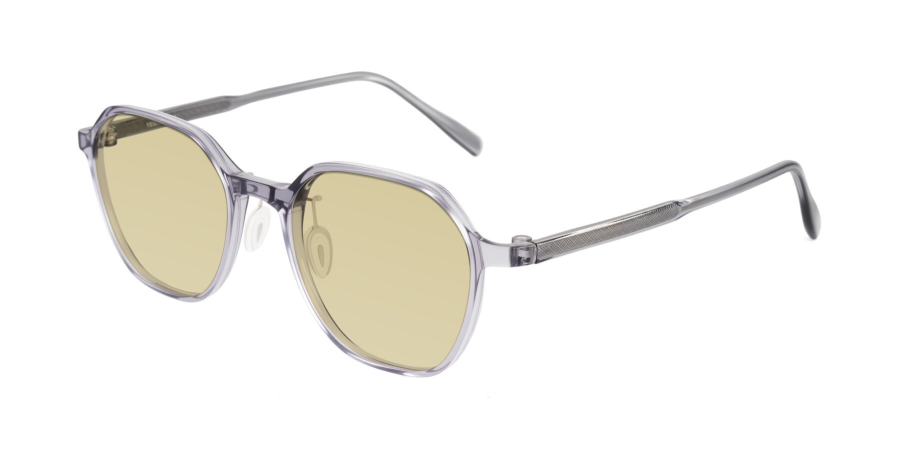 Angle of Alston in Light Purple with Light Champagne Tinted Lenses