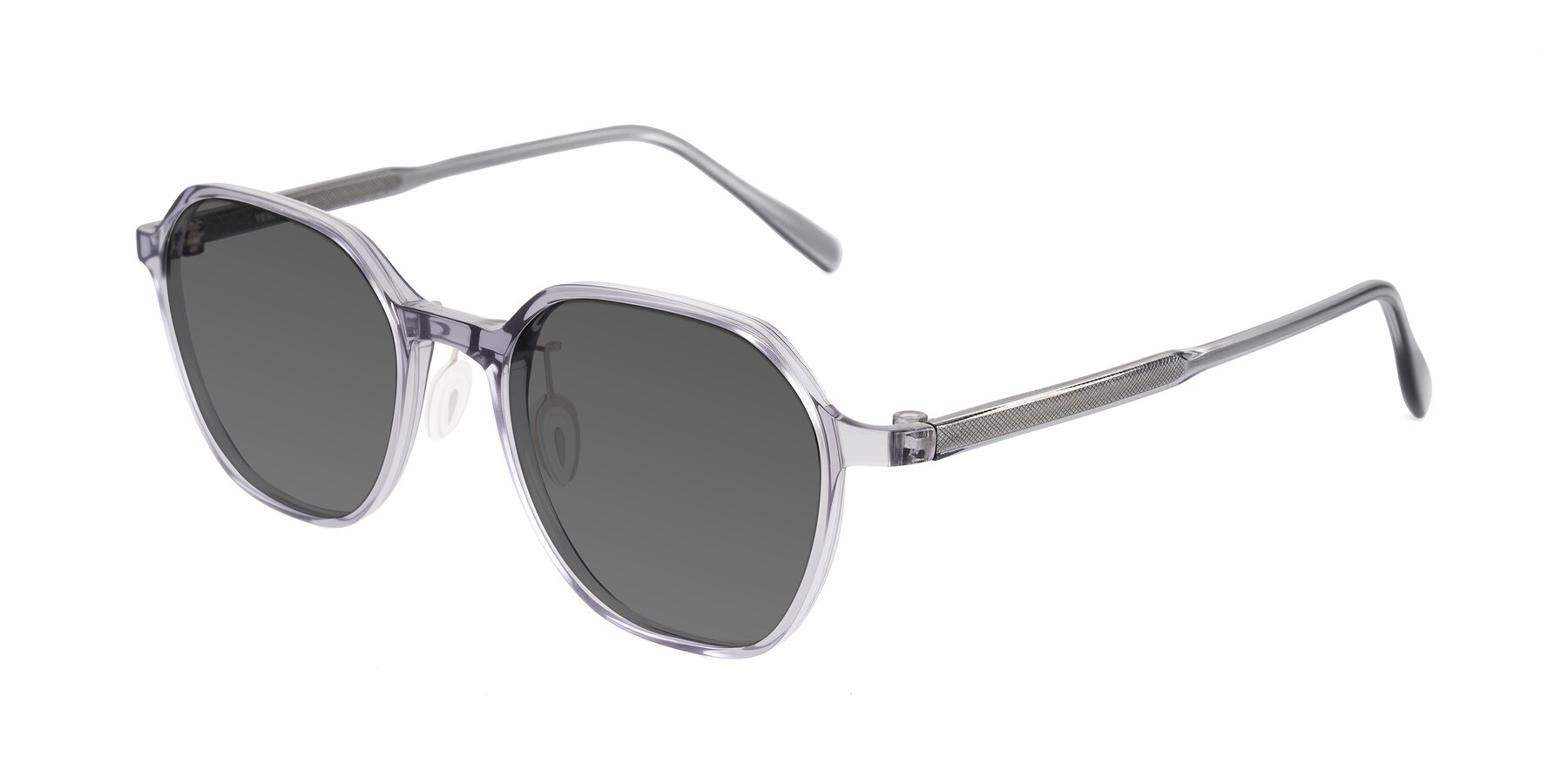 Angle of Alston in Light Purple with Medium Gray Tinted Lenses