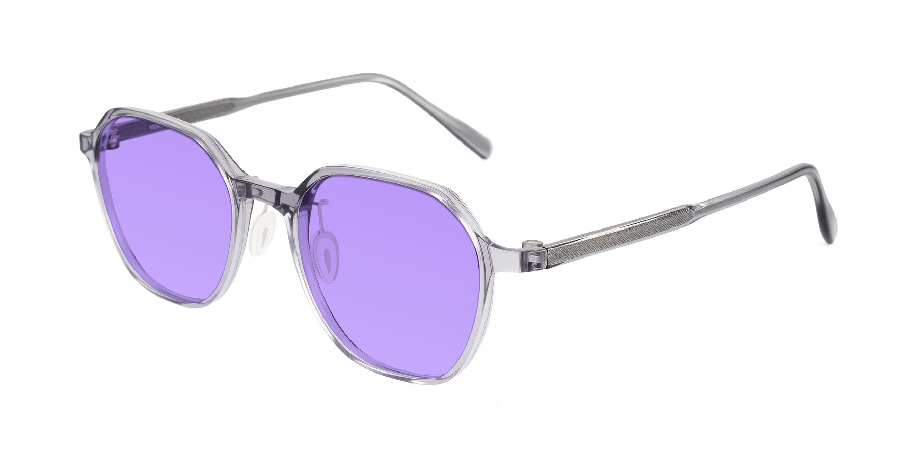 Angle of Alston in Light Purple with Medium Purple Tinted Lenses