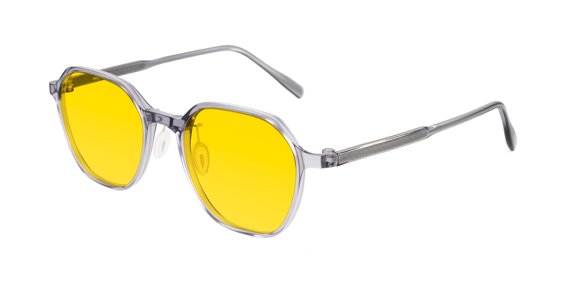 Angle of Alston in Light Purple with Yellow Tinted Lenses