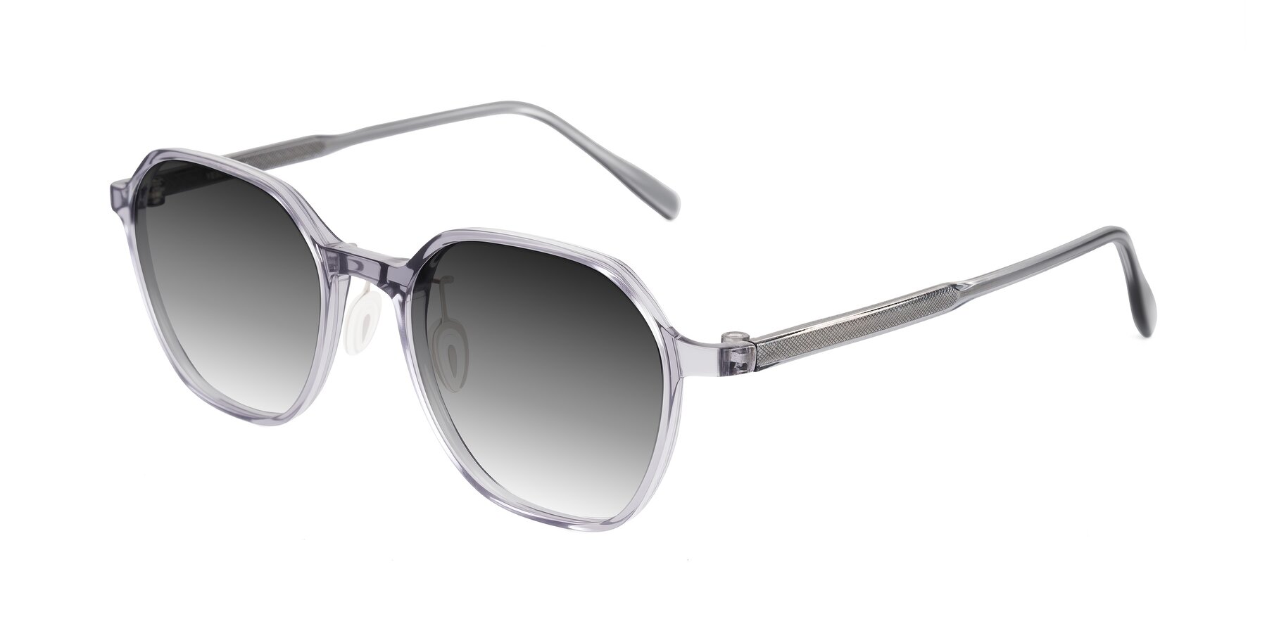 Angle of Alston in Light Purple with Gray Gradient Lenses