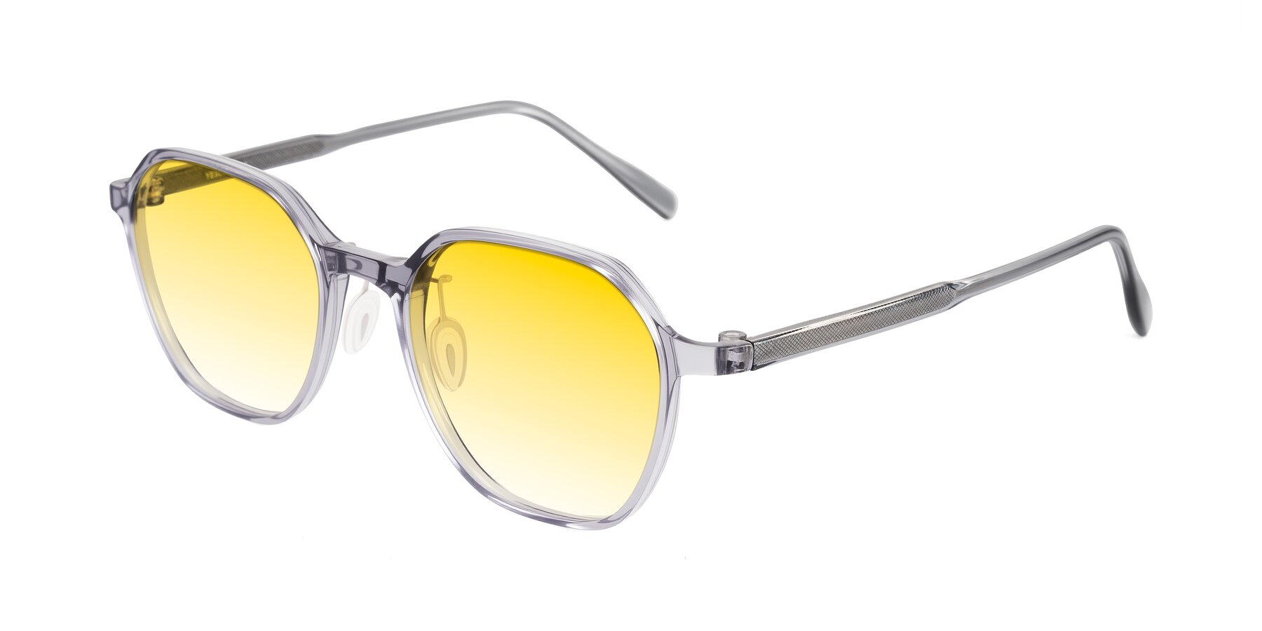 Angle of Alston in Light Purple with Yellow Gradient Lenses
