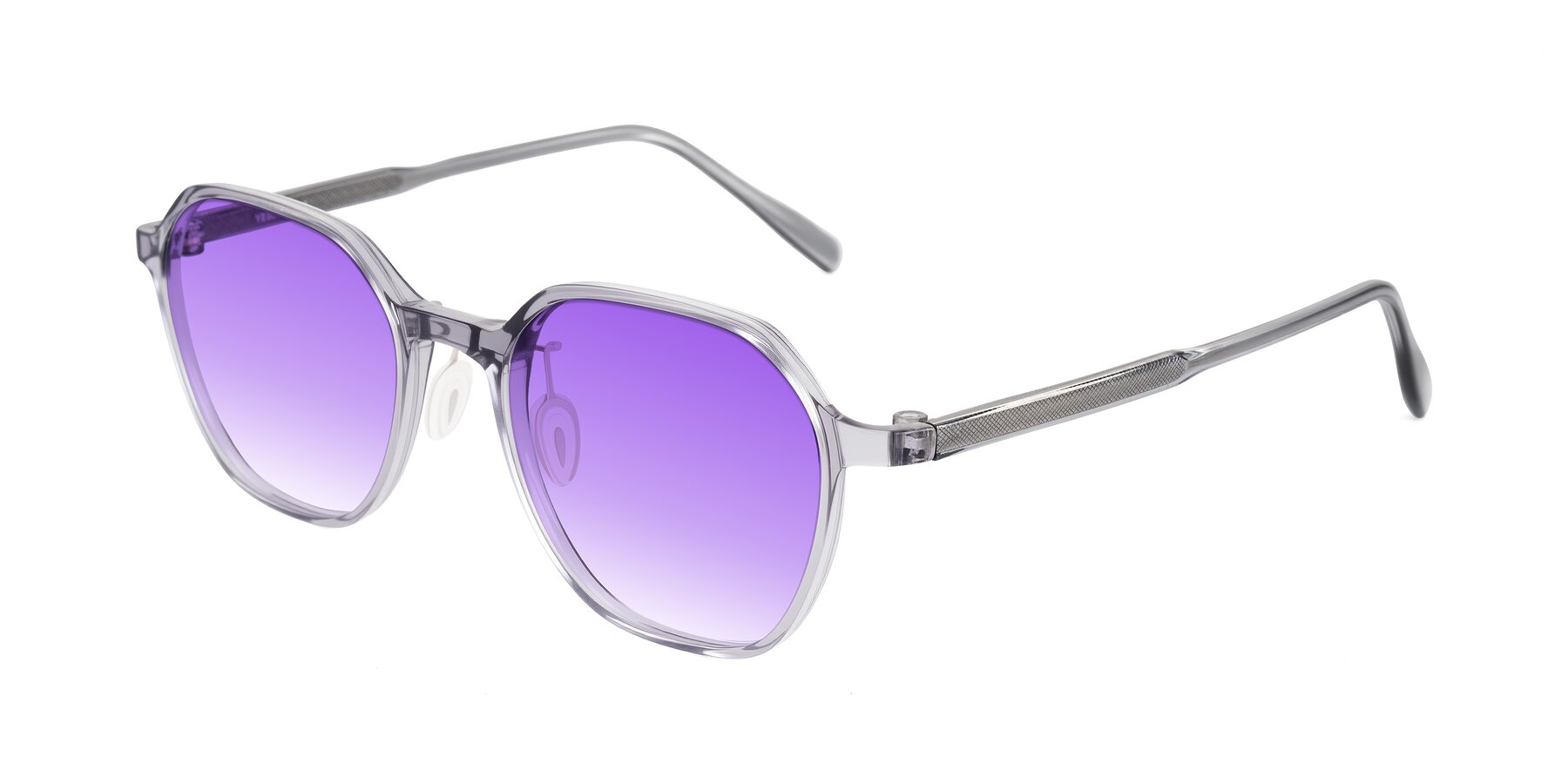 Angle of Alston in Light Purple with Purple Gradient Lenses