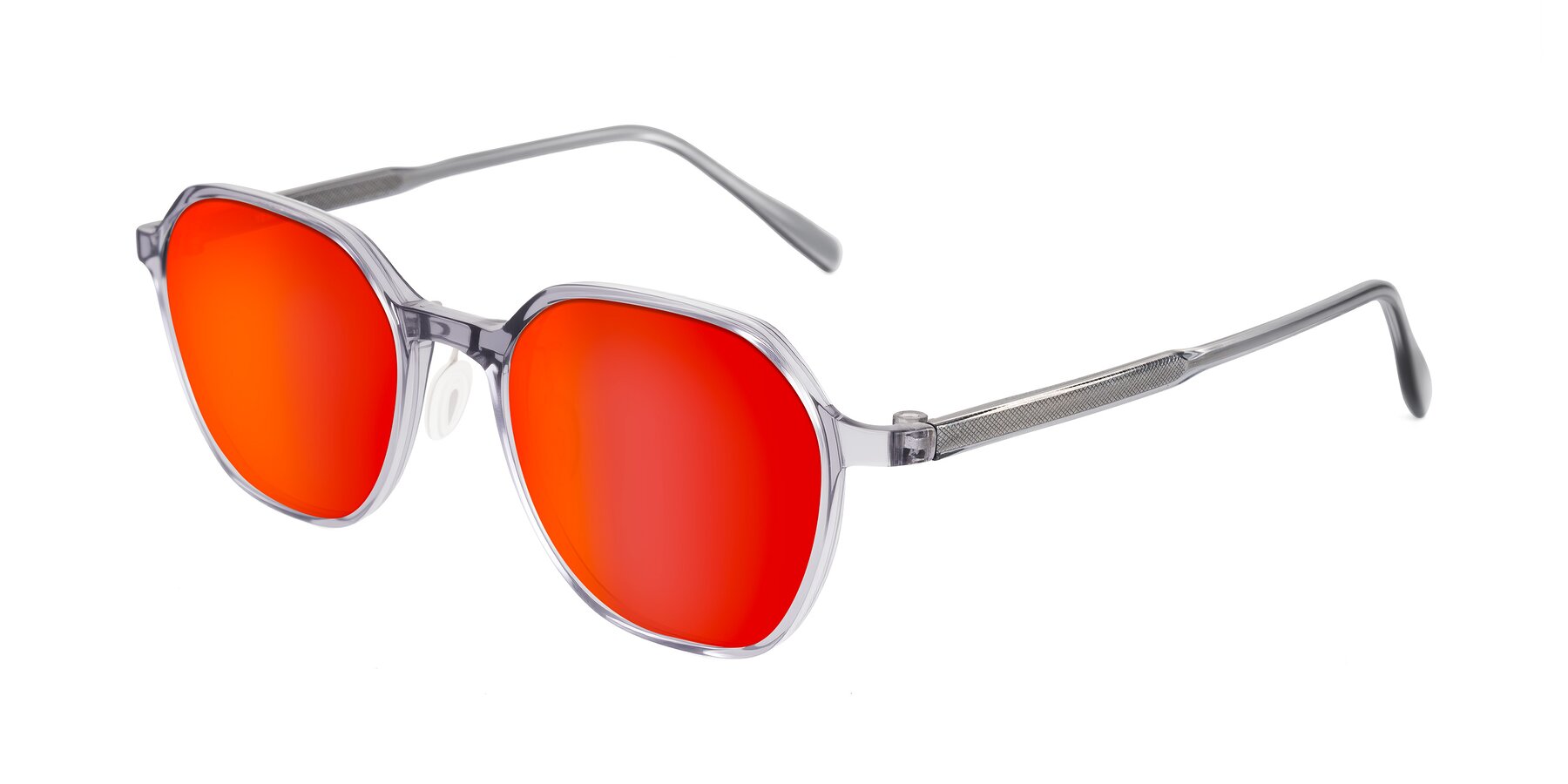 Angle of Alston in Light Purple with Red Gold Mirrored Lenses